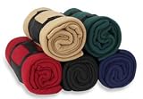 Fleece Blanket with Carrier - Royal Blue - Picnic At Ascot