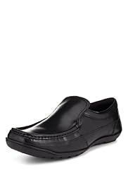 Square Toe Slip-On Shoes