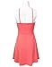 DRESSIS Women's Sleeveless Sweetheart Flared Skater Tie-Dye Cami Mini Dress