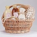 GINGER THERAPY GIFT SET BASKET GEL LOTION BATH SALTS