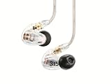 Shure SE315-CL Sound Isolating Earphone, Hi-Definition Micro Speaker with Tuned Bass Port (Clear)