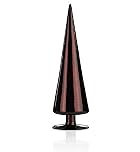 Deep Red Glass Christmas Tree