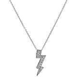 CZ Lightning Bolt Necklace Emitations