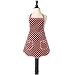 Kitchen & Housewares : Jessie Steele Ava Children's Bib Apron, Brown and Pink Polka Dot
