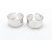 Sterling Silver Plain High Polish Huggie Ear Cuff Pair Earrings