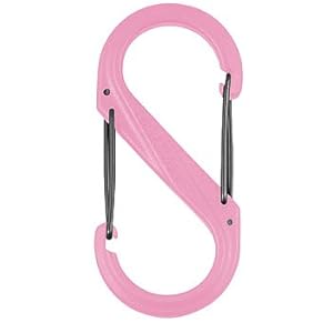 【クリックで詳細表示】NITE-IZE(ナイトアイズ) S-BINER エスビナー プラスチック ＃4 ピンク SBP4-03-12