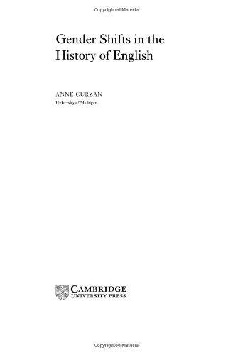 Gender Shifts in the History of English (Studies in English Language)