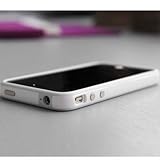 new design bumper for iphone4 (at&t) white with metal buttons