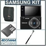 Samsung MV800 MultiView Digital Camera Kit, with 4GB Micro SD Memory Card, Camera Case, Extender Monopod
