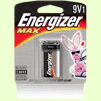 Energizer(R) 9-Volt Alkaline Industrial Batteries, Box Of 12in.
