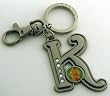 Tinker Bell Letter K Pewter Key Chain