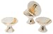 Rosanna Four Calling Birds Footed Dishes, Set of 4