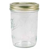OFF-SEASON SALE: Set of 12 - - Almost Unbreakable: 16 oz. WIDE MOUTH Ball Canning Jars... by