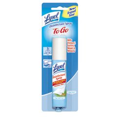 Lysol&reg; Disinfectant Spray To Go - Crisp Linen&reg; Scent: 1 OZ.
