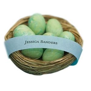 wedding reception decoration ideas, bird nest favors