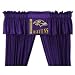 Baltimore Ravens Football-Window Curtains-Drapes-Sports Window Valance Room Decor