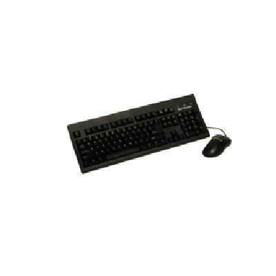Rohs Compliant, Large L Shape Enter Key Keyboard Bundled with Optical Mouse, 10 pack, Black