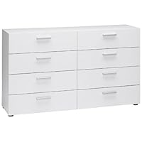 Tvilum Austin 8-Drawer Dresser, White