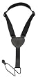 Levy's 1'' Nylon Classical Guitar Strap, Black