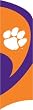 TTCLM Clemson Tall Team Flag with pole Banner Flags NCAA