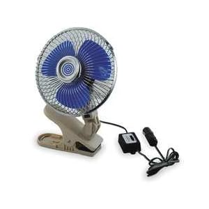 Westward 1UCE9 Fan Clip On 12 V Dia 6 In