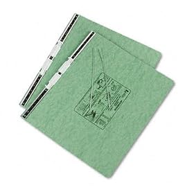 Pressboard Hanging Data Binder 147/8 x 11 Unburst Sheets Light Green