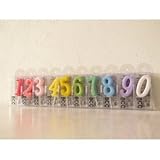 ■送料無料メール便対応■ ケーキ用 ナンバーキャンドル全10個セット(お誕生日・周年祝いに)