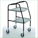 Trolley with two trays