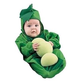 Sweet Pea Pod Costume Baby Bunting - Fun for Spring or Halloween for your Sweet Pea