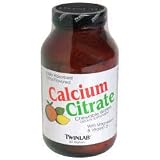 TwinLab Calcium Citrate, Citrus Flavored, Chewable Wafers 60 wafers