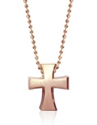 Alex Woo "Little Faith" Cross Pendant, 16"