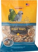 Sun Seed 079741 Sunsations Tidbits for Parrots and Conures, 3.5 oz
