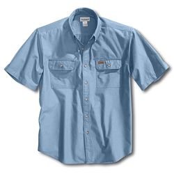 Buy Carhartt Mens Short Sleeve Chambray Shirt by Carhartt