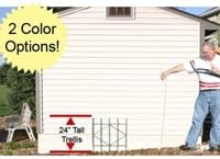 Trellis Aluminum Lifetime White - 2 Foot Ladder Style