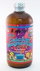 Kid's Liquid Calcium Magnesium Zinc Natural Cherry Flavor - 16 oz - Liquid
