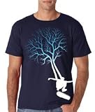 Atlantic Seaboard Trading Co.The Tree Skateboard Sportswear T-shirt Size Large Available in Black or Navy Blue T-shirt