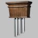 Broan-NuTone LA311WL Walnut Cover with Satin Nickel Chambers (Eight-note, Four-note a...