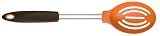 Mario Batali The Italian Kitchen Collection Soft Grip Slotted Spoon, Persimmon