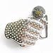 Michael Jackson White Glove Belt Buckle (Brand New) picture