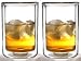 Strong Double Wall Old-Fashioned Thermo Whiskey/coffee/juice Glasses (12oz), Set of 2 ($4.99 flat shipping for one or more sets)