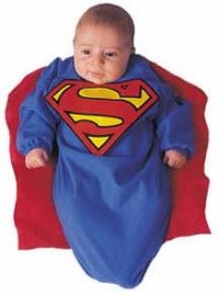  Newborn Superman Baby Halloween Costume (0-6 Months)