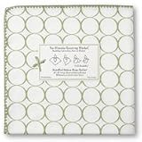 Ultimate Receiving Blanket - Sage Circles