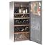 CLIMADIFF EV504ZX - Wine cooler - freestanding - stainless steel + 30.176.48 Rustic Basket for 6 Bottles
