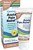 KING BIO HOMEOPATHIC ACUTE PAIN RELIEF CREAM, 3 OZ