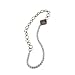 Pearl and Chain Necklace in Gunmetal