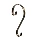 2-Piece Bronze Scroll Stocking Hanger Set