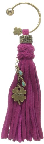 Lucky Brand Clover Tassel Key Fob Purse Hanger