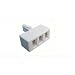 BT Telephone 3 Way Triple Adaptor Splitter FAX / Modem