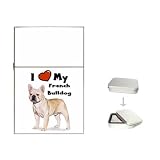 I Love My French Bulldog Flip Top Lighter