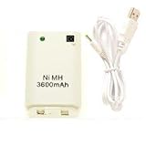 2x Battery Pack + USB Cable For XBOX 360 Controller